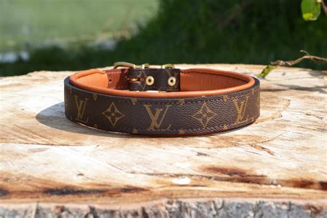 louis vuitton dog lead and collar|louis vuitton dog collar small.